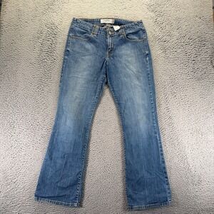 Levi's 525 Jeans Womens 10 Blue Cotton Denim Bootcut Leg Workwear Faded Stretch